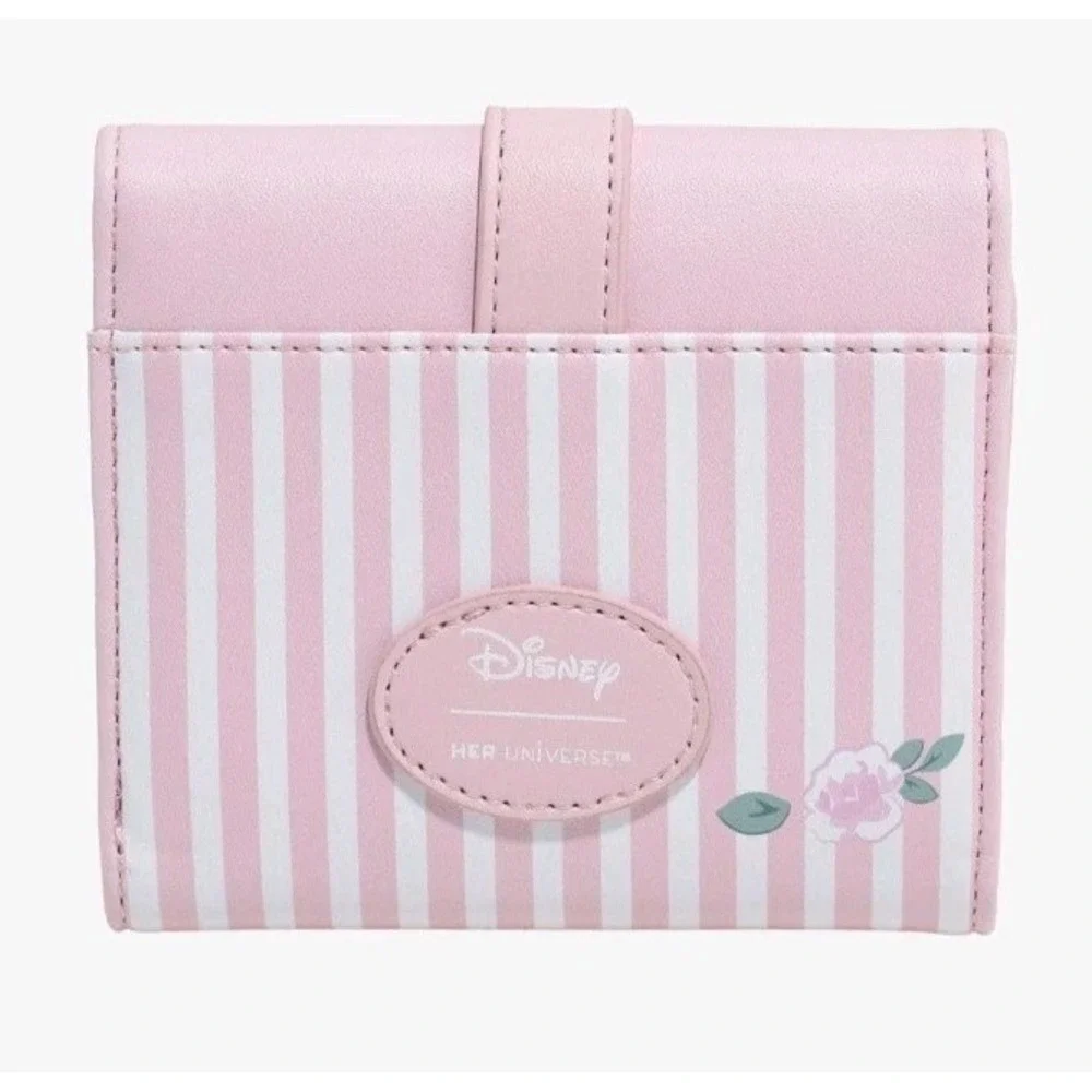 Her Universe Disney The Aristocats Marie Cat Pink Bows & Stripes‎ Wallet NWT